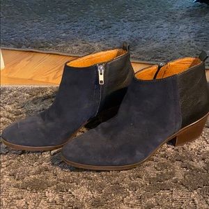 Madewell leather & suede ankle boot booties 8.5